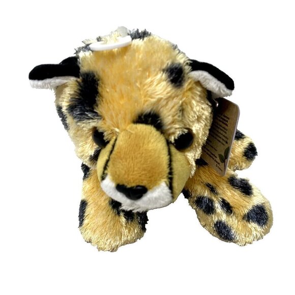 Aurora Streak Cheetah Spotted Mini Flopsie #30359 Stuffed Animal Toy 8 in NEW - Picture 2 of 11